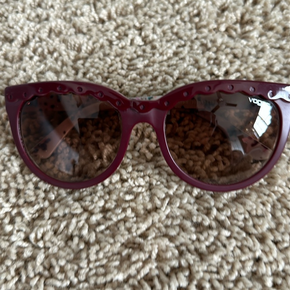 Burgundy glasses